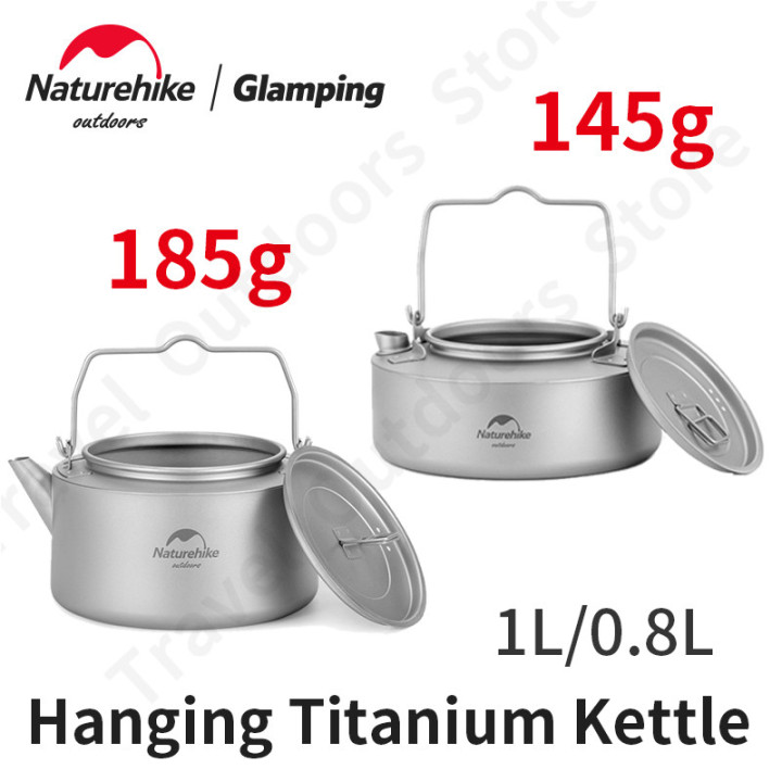 Czajnik Camporax Titanium – lekki, turystyczny