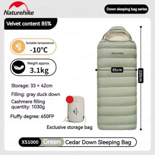 Camporax Naturehike Sedir Ağacı Tüyü Uyku Tulumu