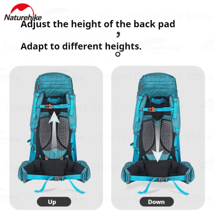 Mochilas de senderismo Camporax Naturehike (45-65 l)