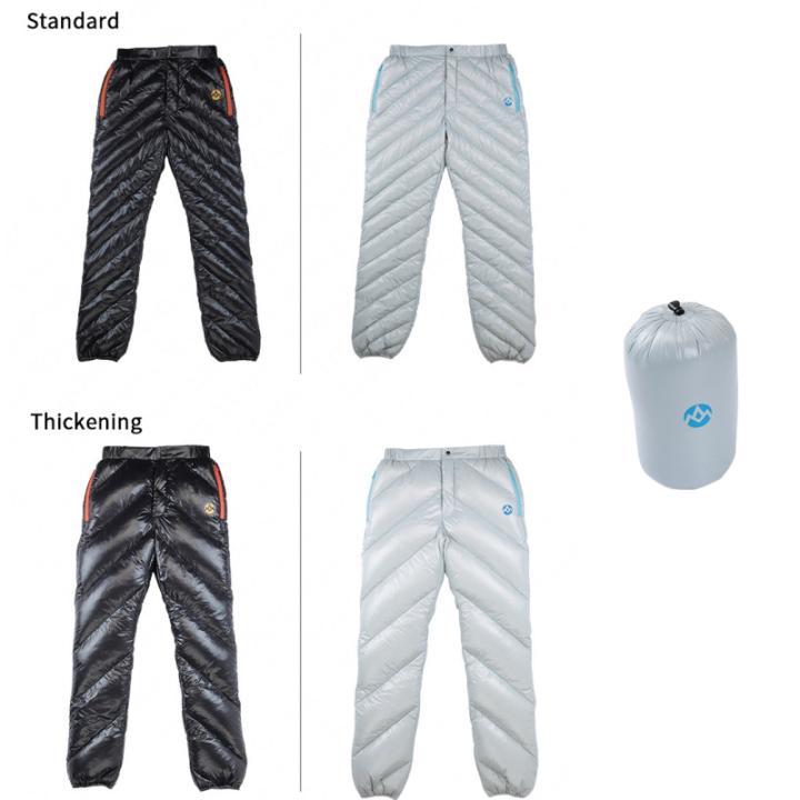 Camporax White Goose Down Pants - Ultralight & Warm