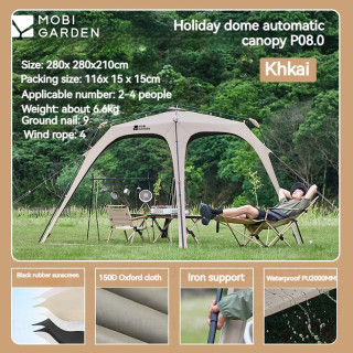 Toldo automático Holiday Dome de Camporax