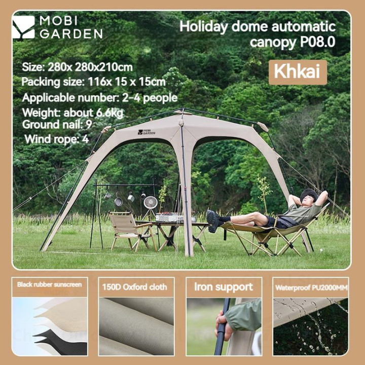Toldo automático Holiday Dome de Camporax