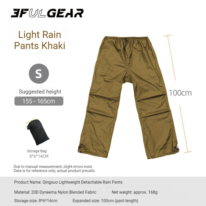 Conjunto de chuva leve e dividido Camporax para caminhadas