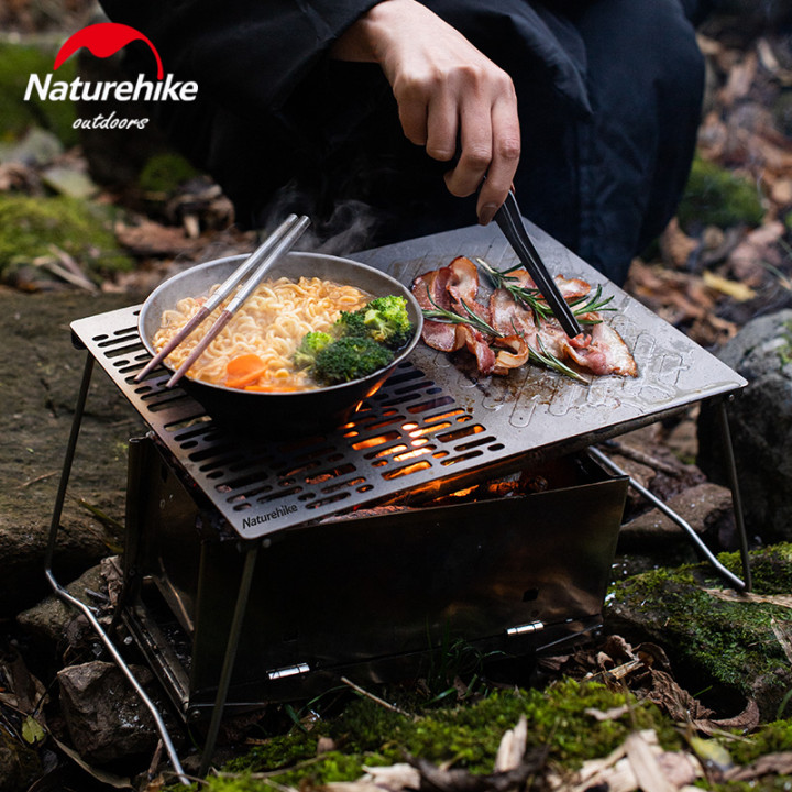 Camporax: Naturehike Faltbare Titan-Bratplatte