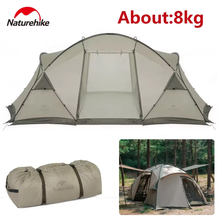 Tenda a tunnel Camporax Glamping, campeggio per famiglie