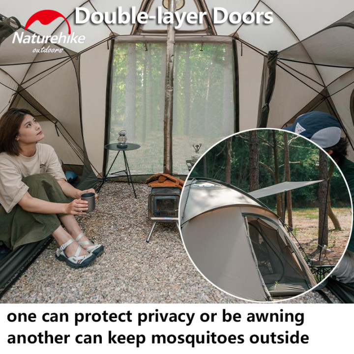 Tenda a tunnel Camporax Glamping, campeggio per famiglie