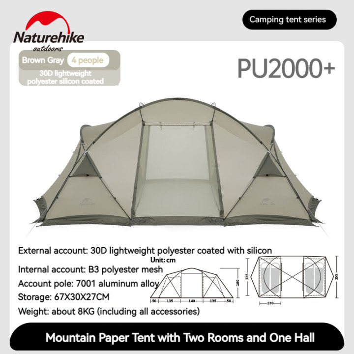 Tenda a tunnel Camporax Glamping, campeggio per famiglie