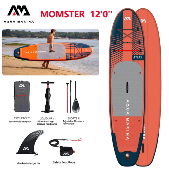 Prancha de Stand Up Paddle Inflável Camporax AQUA MARINA Monster