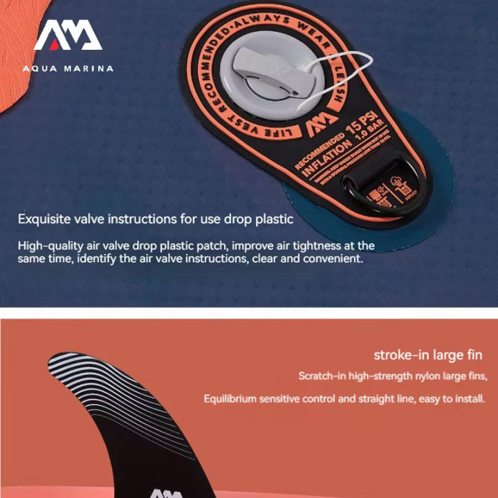 Prancha de Stand Up Paddle Inflável Camporax AQUA MARINA Monster