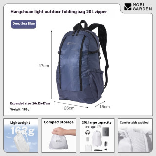 Camporax: Mochila dobrável e leve