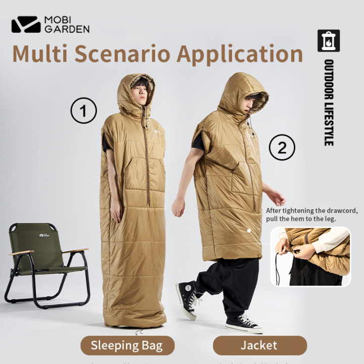 Camporax MOBI GARDEN Hooded Sleeping Bag
