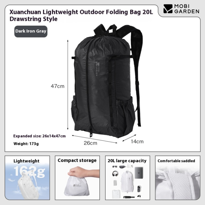 Camporax: Lightweight Foldable Backpack