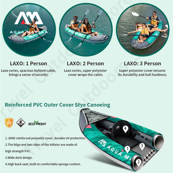 Barcos infláveis ​​de caiaque Camporax LAXO
