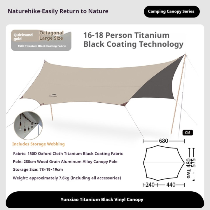 Camporax Naturehike Sun Shelter Canopy