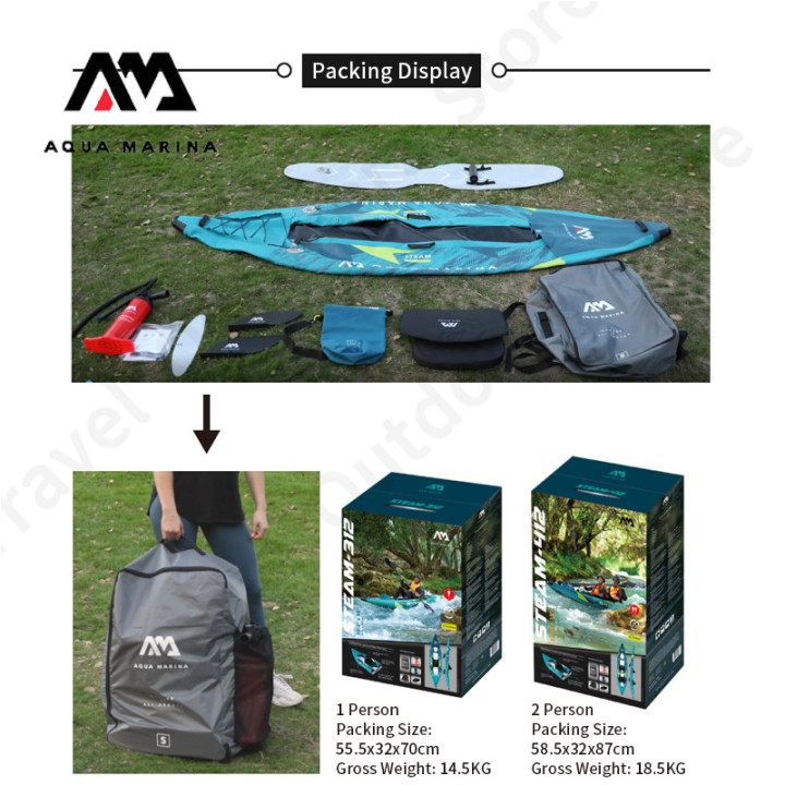 Prancha de Stand Up Paddle Camporax Aqua Marina STEAM