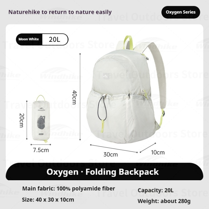 Mochila plegable Camporax Naturehike de 20 litros