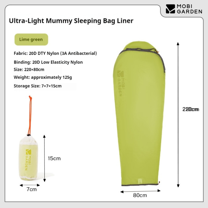 Forro para saco de dormir ultraligero Camporax