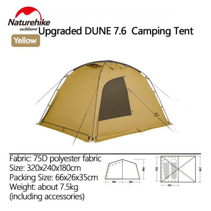 Camporax Naturehike DUNE Çadırı 2-4 Kişilik