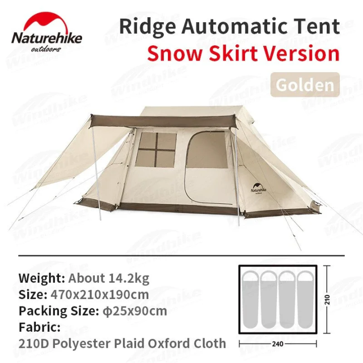 Tenda Camporax Naturehike Village 5.0 Ridge