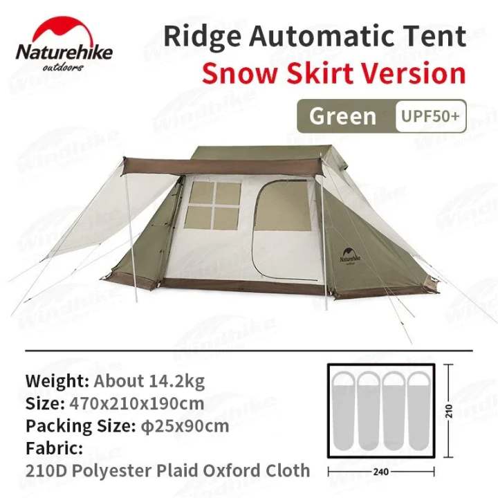 Camporax Naturehike Village 5.0 Ridge Tent