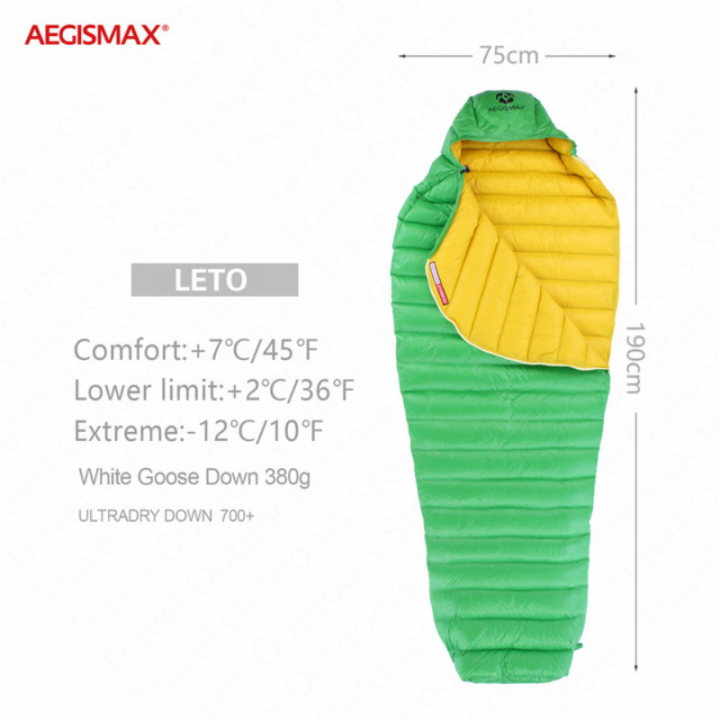 Camporax Leto Series Down Sleeping Bag