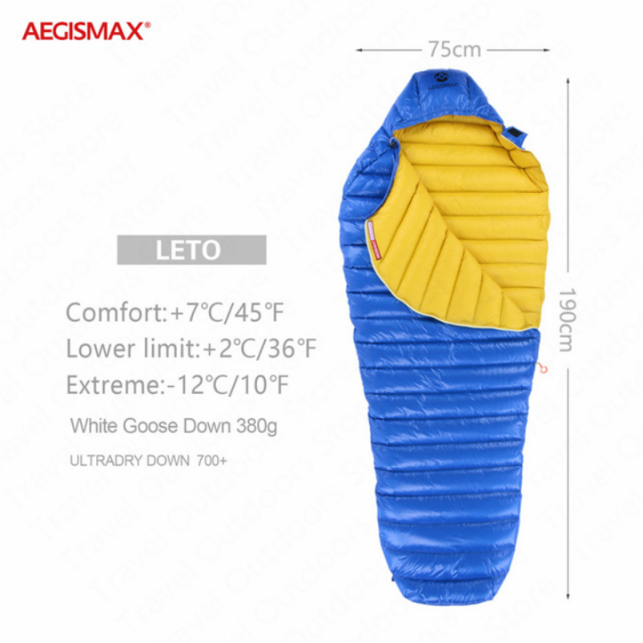 Camporax Leto Series Down Sleeping Bag