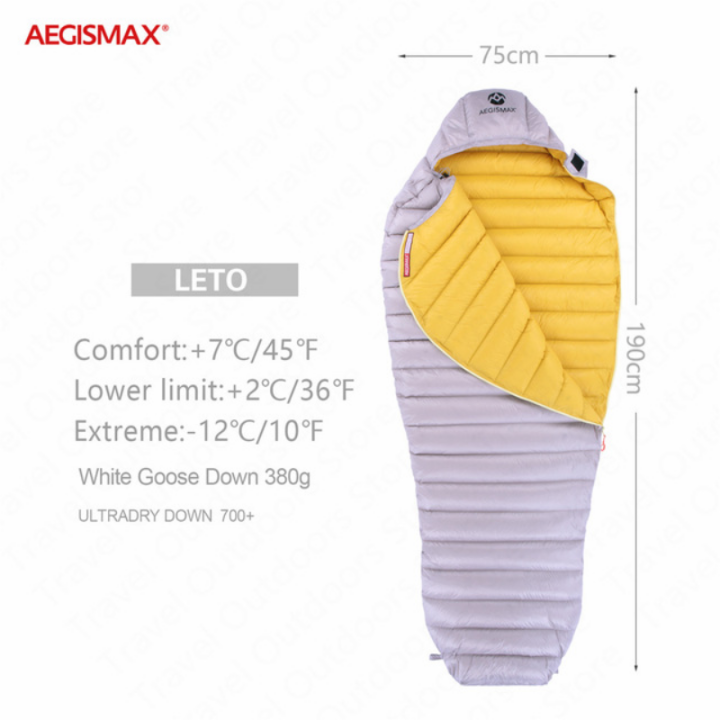 Camporax Leto Series Down Sleeping Bag