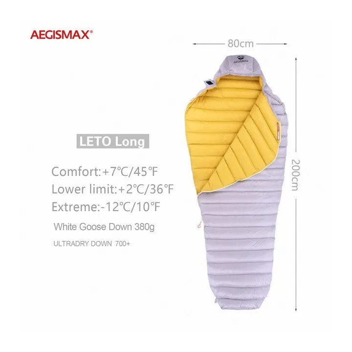 Camporax Leto Series Down Sleeping Bag
