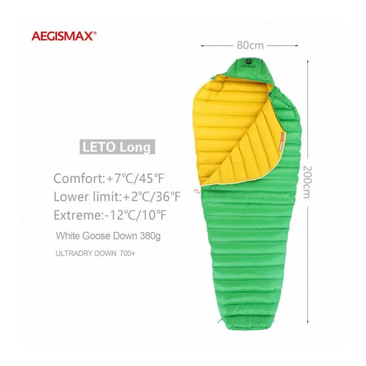 Camporax Leto Series Down Sleeping Bag