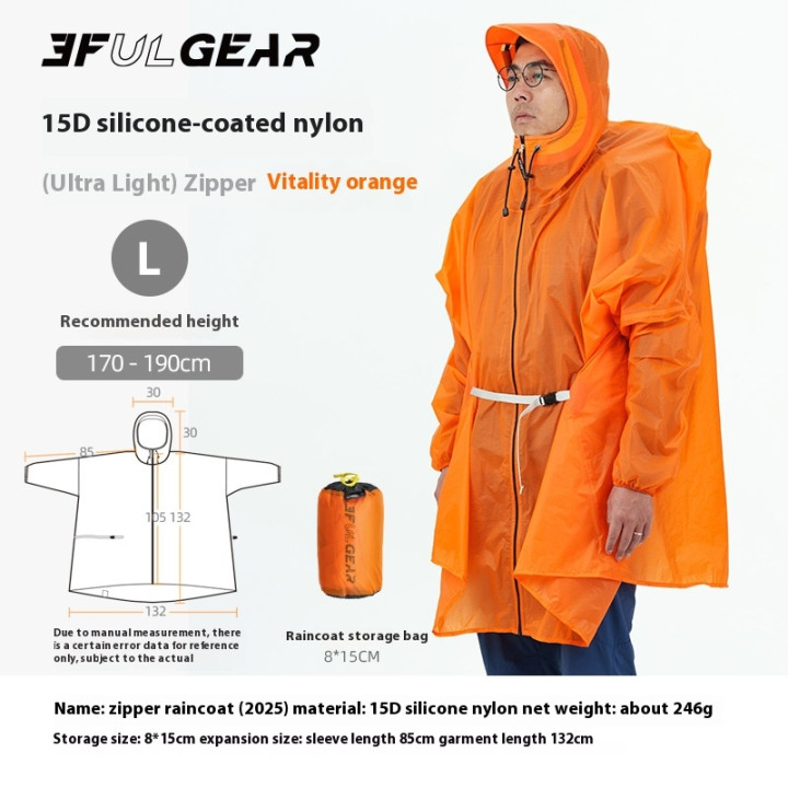 Camporax Ultralight Su Geçirmez Yağmurluk