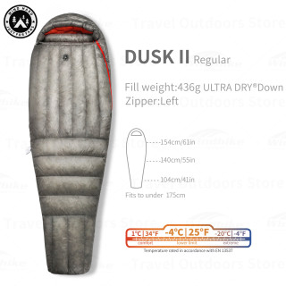 Saco de dormir ultraleve Camporax AEGISMAX Dusk II