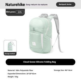 Sac à dos Camporax Naturehike Yunyan en silicone 22L