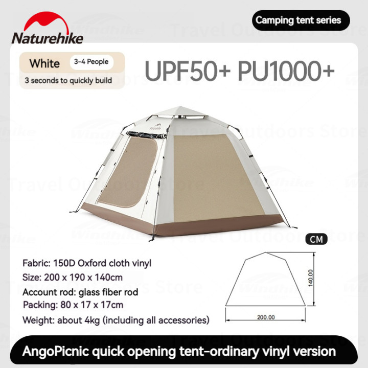 Tente automatique Camporax Naturehike Ango