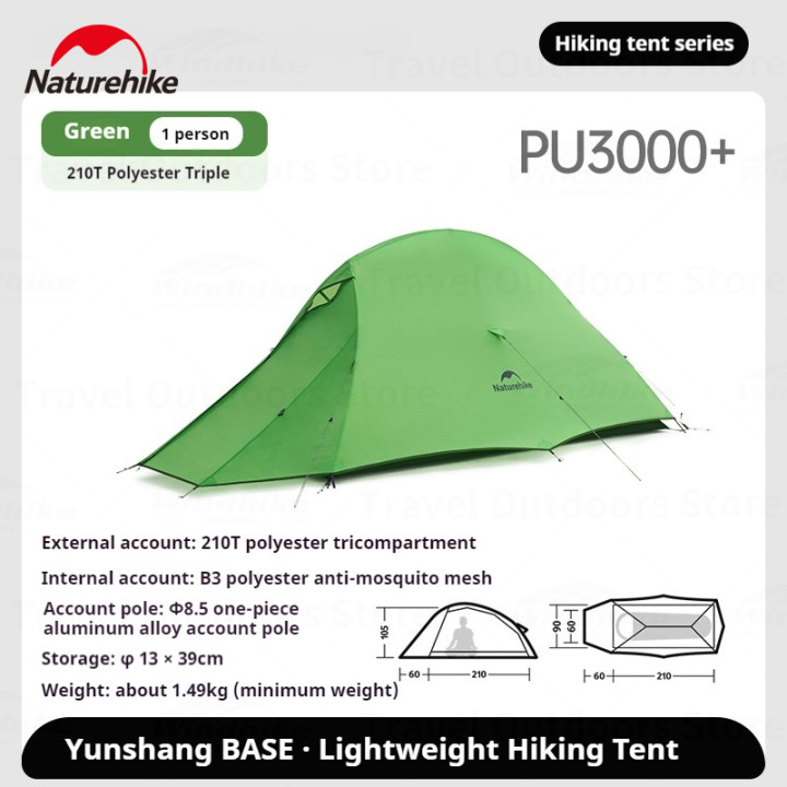Tente Camporax Naturehike Cloud Up BASE