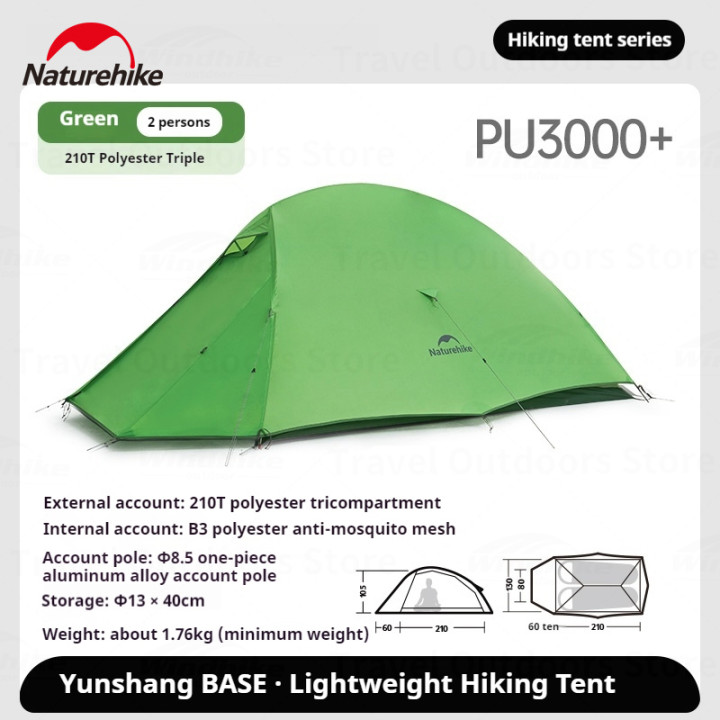 Tente Camporax Naturehike Cloud Up BASE