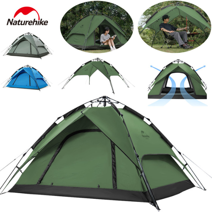 Camporax Naturehike automaattinen teltta 3-4 hengelle