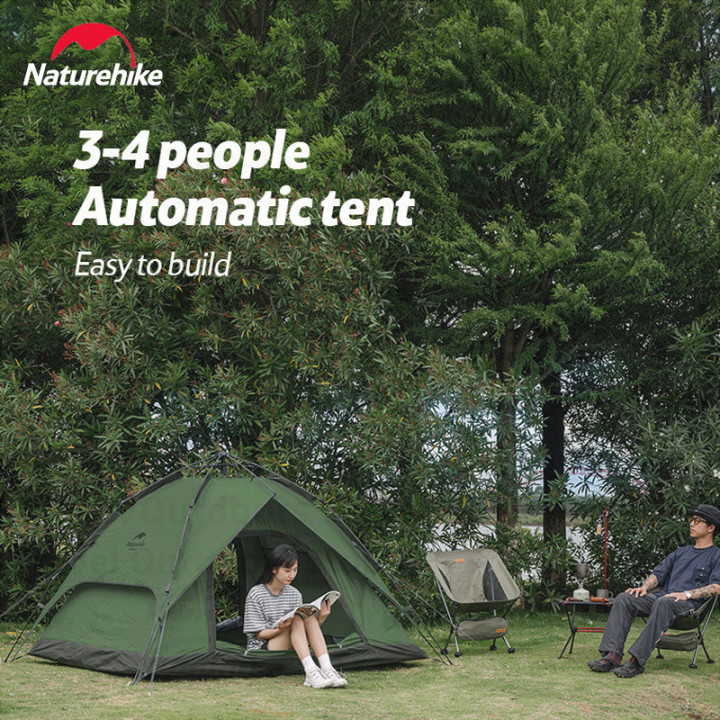 Camporax Naturehike automaattinen teltta 3-4 hengelle
