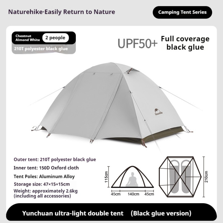 Tente de camping ultralégère en vinyle Camporax Naturehike