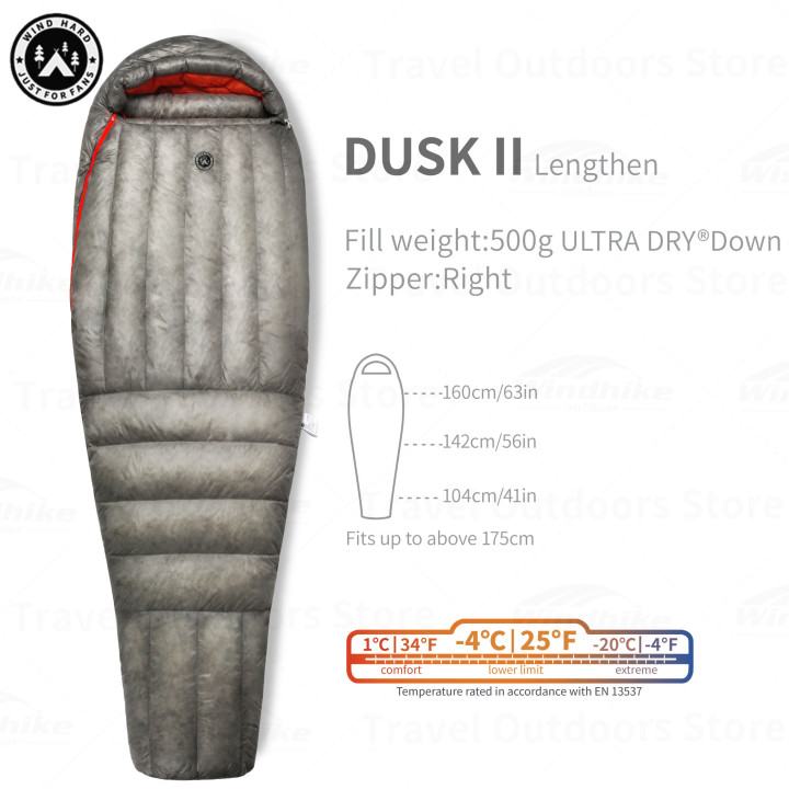 Saco de dormir ultraleve Camporax AEGISMAX Dusk II