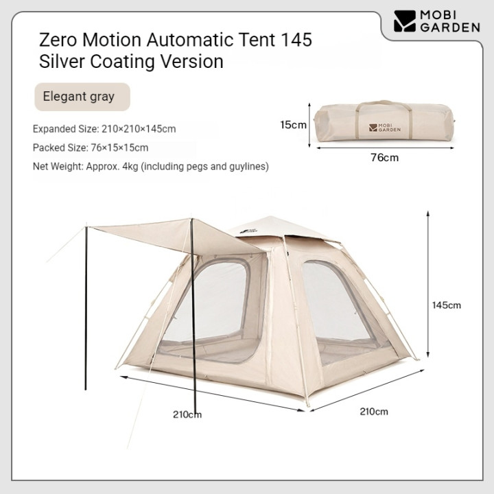 Tente automatique Camporax Zero Motion