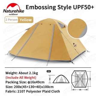 Camporax Naturehike P-Serie Campingzelt