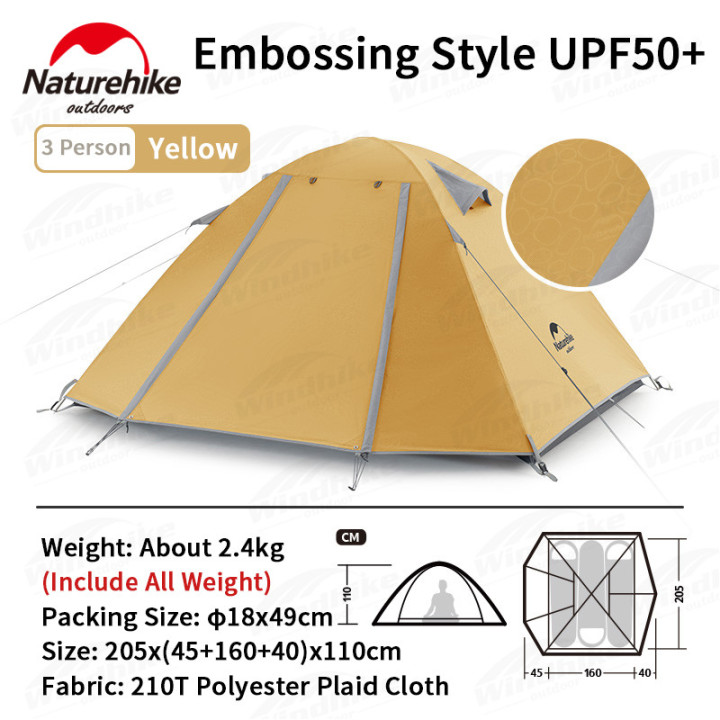 Tente de camping Camporax Naturehike série P
