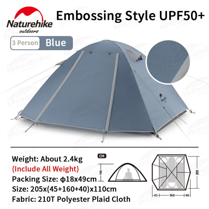 Tente de camping Camporax Naturehike série P
