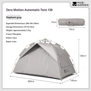 Camporax Zero Motion Automatisk Telt 130