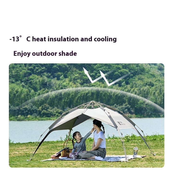 Camporax: tenda pieghevole portatile 2 in 1