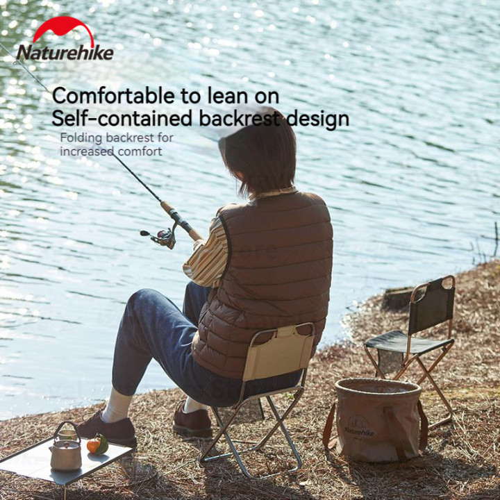 Camporax : Chaise pliante portable en alliage d'aluminium