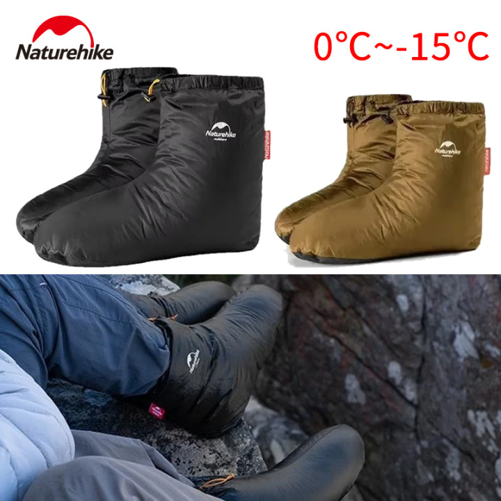 Camporax: Naturehike Duck Down Slippers for Camping