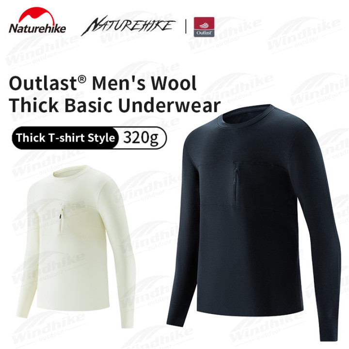 Roupa íntima térmica masculina Camporax Naturehike