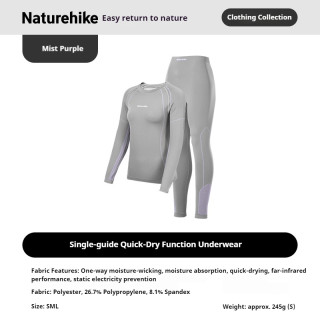 Conjunto de roupa íntima Camporax com tecnologia de absorção de umidade