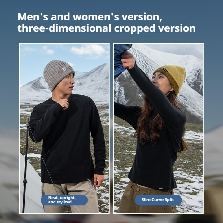 Camiseta térmica de lã polar Camporax - Masculina e Feminina
